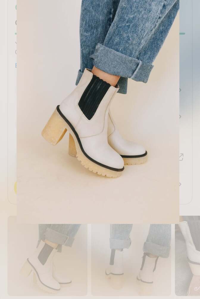 NIB - MSRP $188 - Free People James Leather Chelsea Boots -SOLD OUT ONLINE!!!